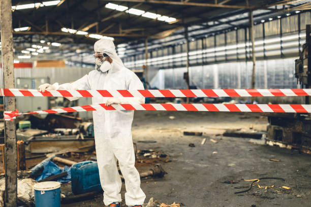 Professional Infectious Disease Decontamination technician working in Anthony, FL